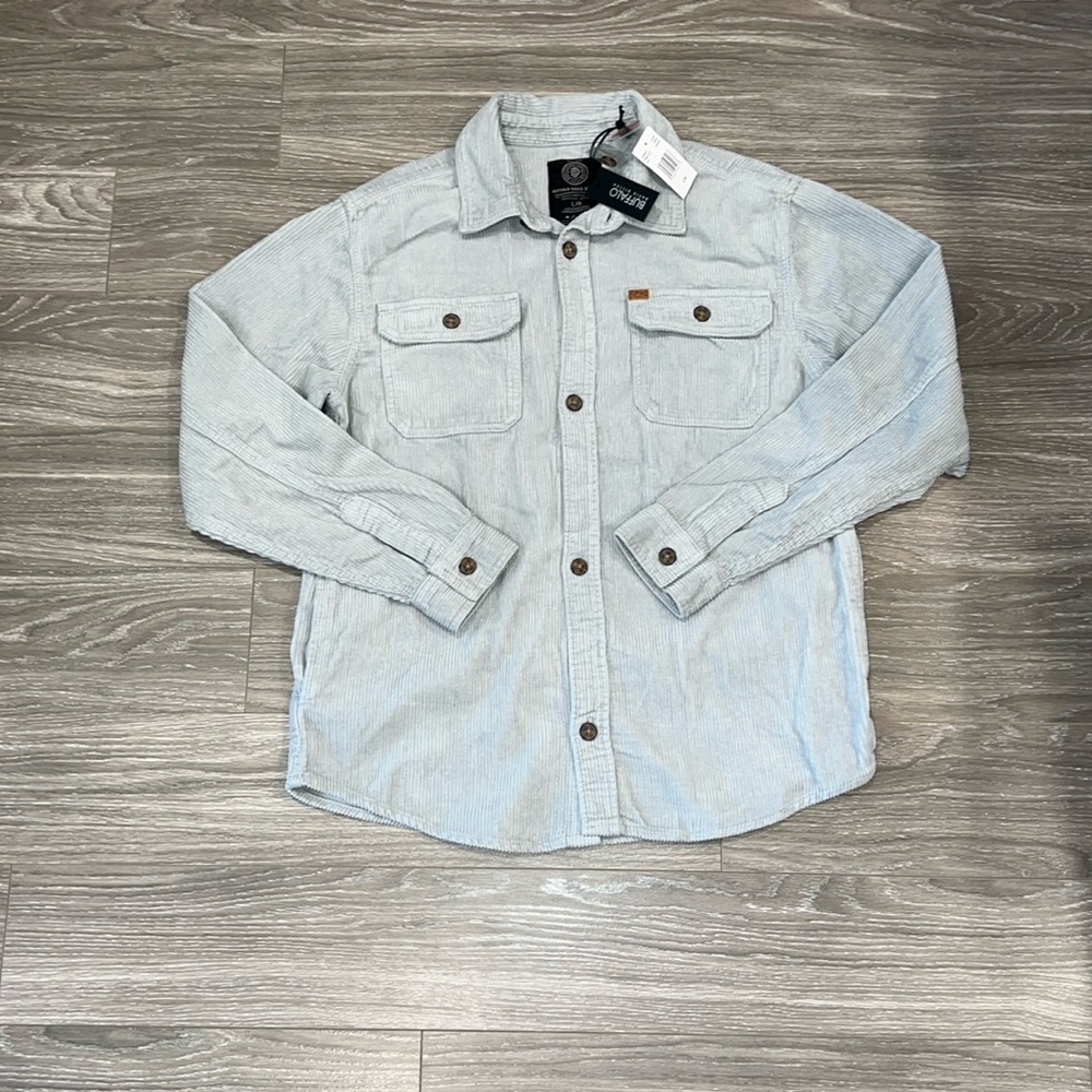 Buffalo David bitton corduroy shirt. Size L. NWT